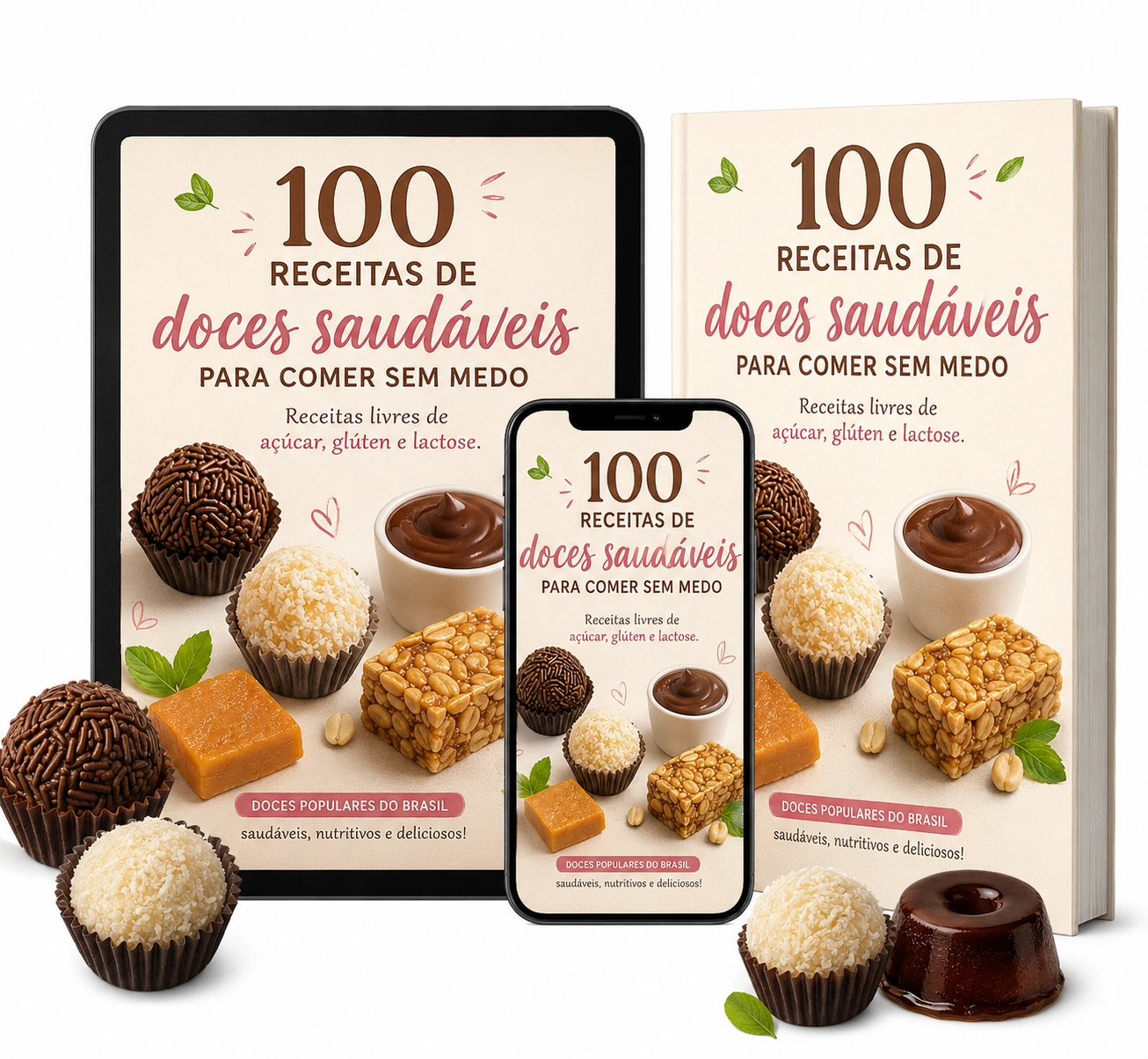 Receitas de doces saudáveis